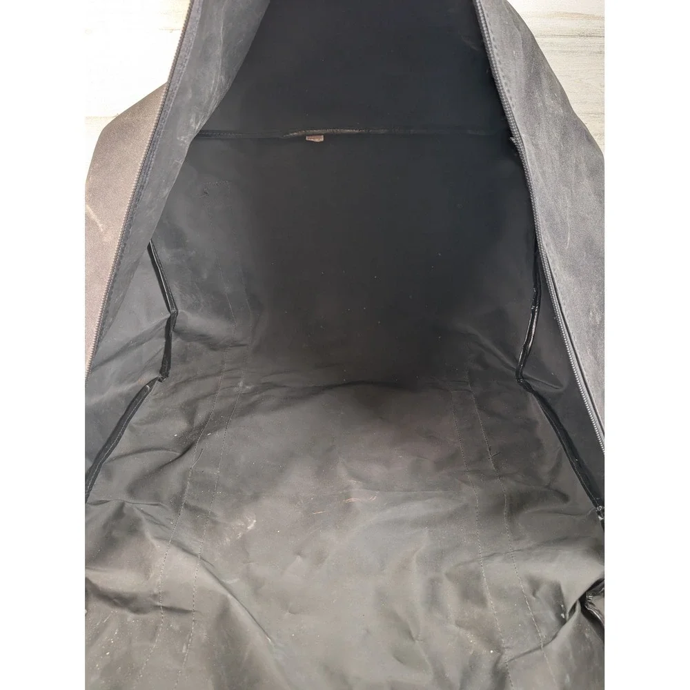 Lakeeffect Outfitters Fire & Rescue Gear Bag Black Heavy Duty Canvas Duffel Larg